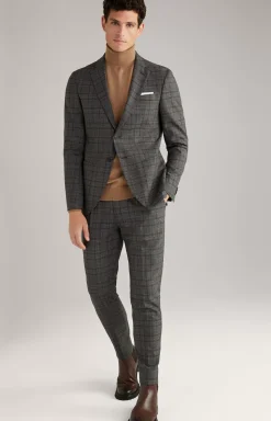 New JOOP! Dash Modular Jacket in a Grey Check grey checked