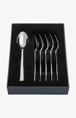 New JOOP! Dining Glamour Espresso Spoons - Set of 6 in Shiny Look silver