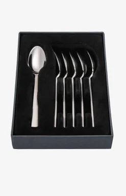 Best JOOP! Dining Glamour Espresso Spoons - Set of 6 in Satin Look silver