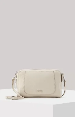 Clearance JOOP! Estate Casta Leather Shoulder Bag in light grey