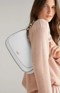 Hot JOOP! Estate Loreen Leather Shoulder Bag in white