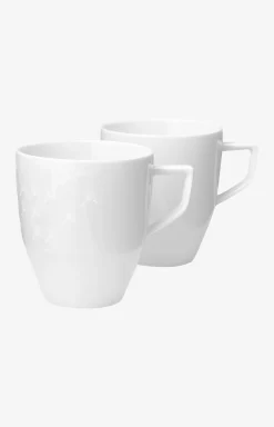 New JOOP! Faded Cornflower Mug - Set of 2 in white