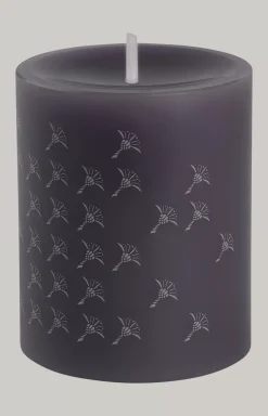 Online JOOP! FADED CORNFLOWER Pillar Candles in - Set of 2, 10 cm tall Graphite