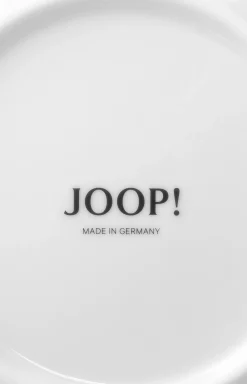 Best JOOP! Faded cornflower underplate in white