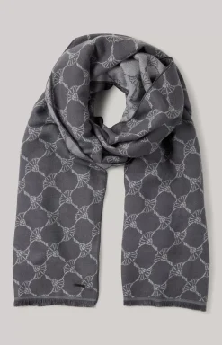 Clearance JOOP! Felix Cornflower Scarf in dark grey
