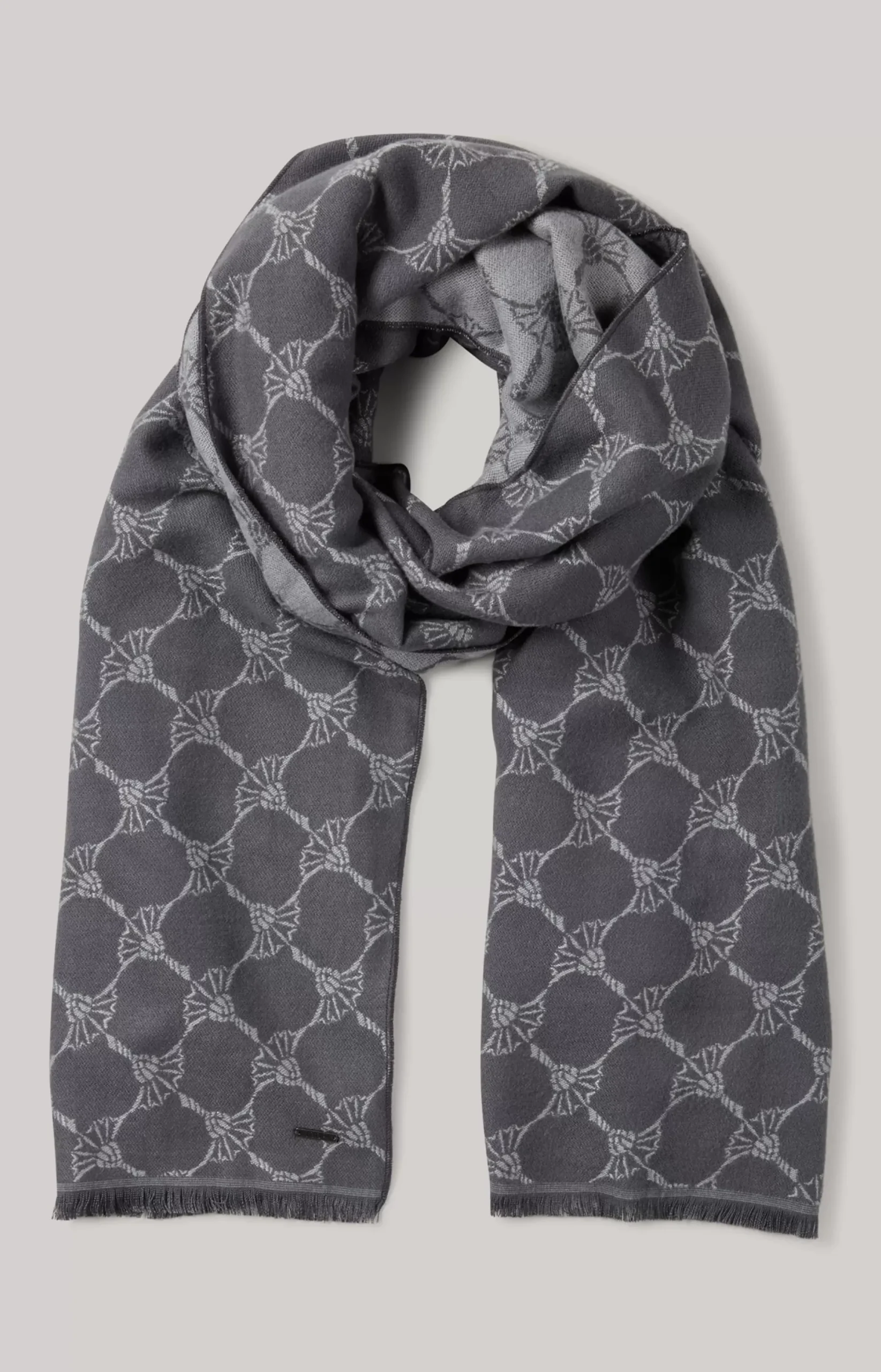 Clearance JOOP! Felix Cornflower Scarf in dark grey