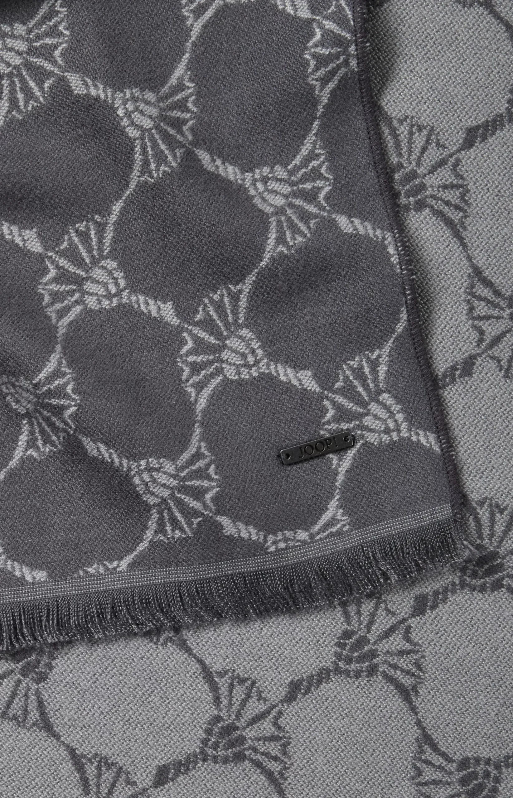 Clearance JOOP! Felix Cornflower Scarf in dark grey
