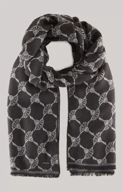 Outlet JOOP! Felix Cornflower Scarf in black