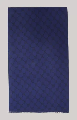 New JOOP! Felix cornflower Scarf in dark blue