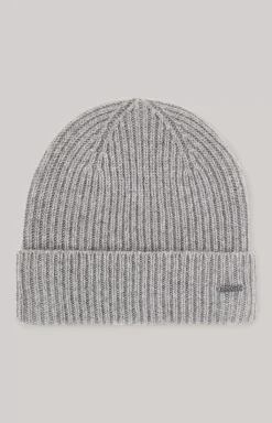 Best JOOP! Fenol Knitted Hat in light grey