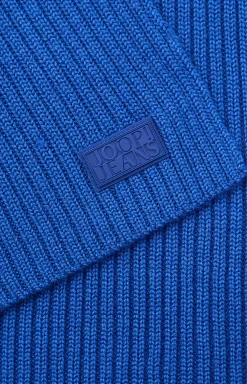 Clearance JOOP! Francis Knitted Scarf in blue