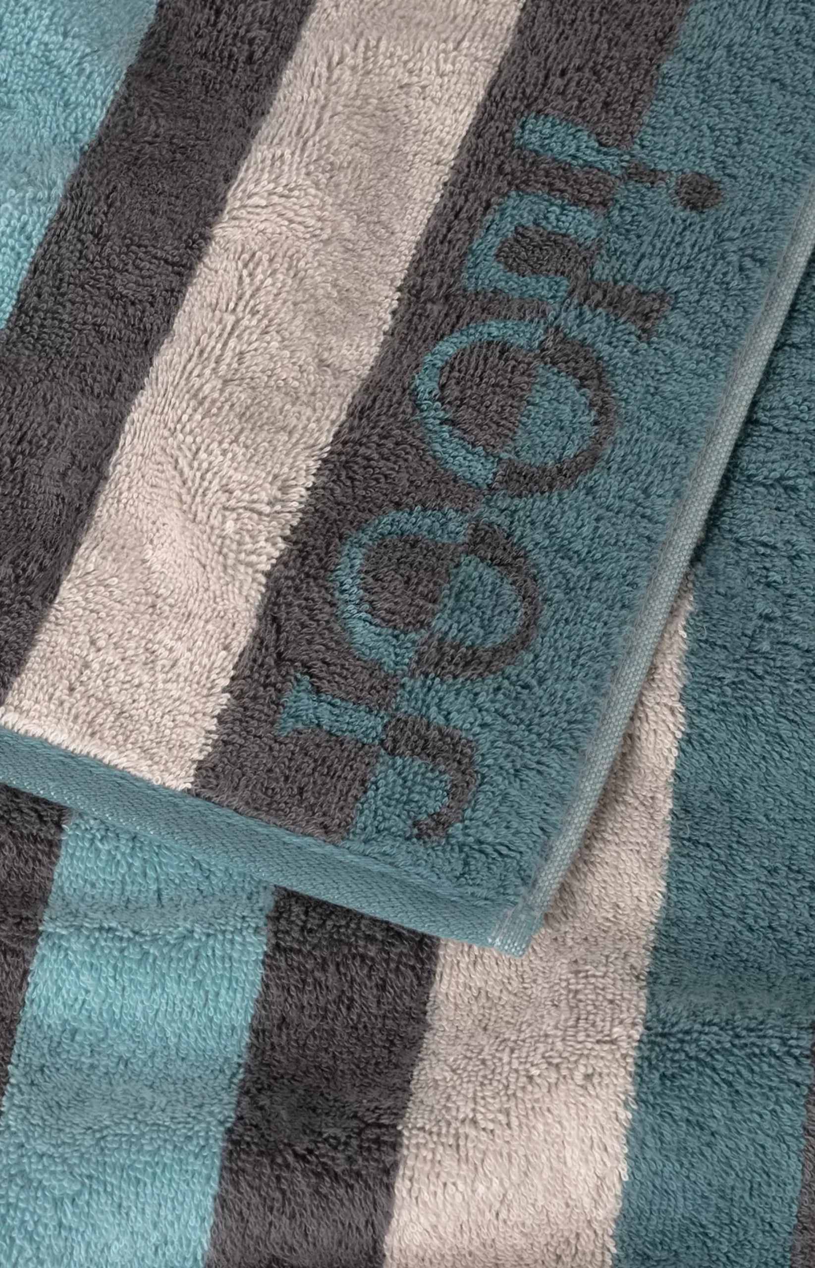 New JOOP! French Fryer Series TONE STRIPES in Aqua Stripe aqua striped
