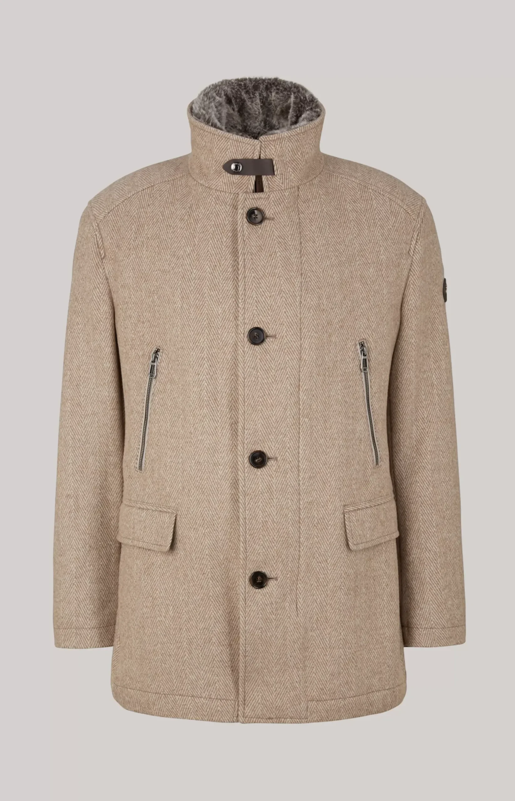 Hot JOOP! Gary Coat in a Pattern light brown