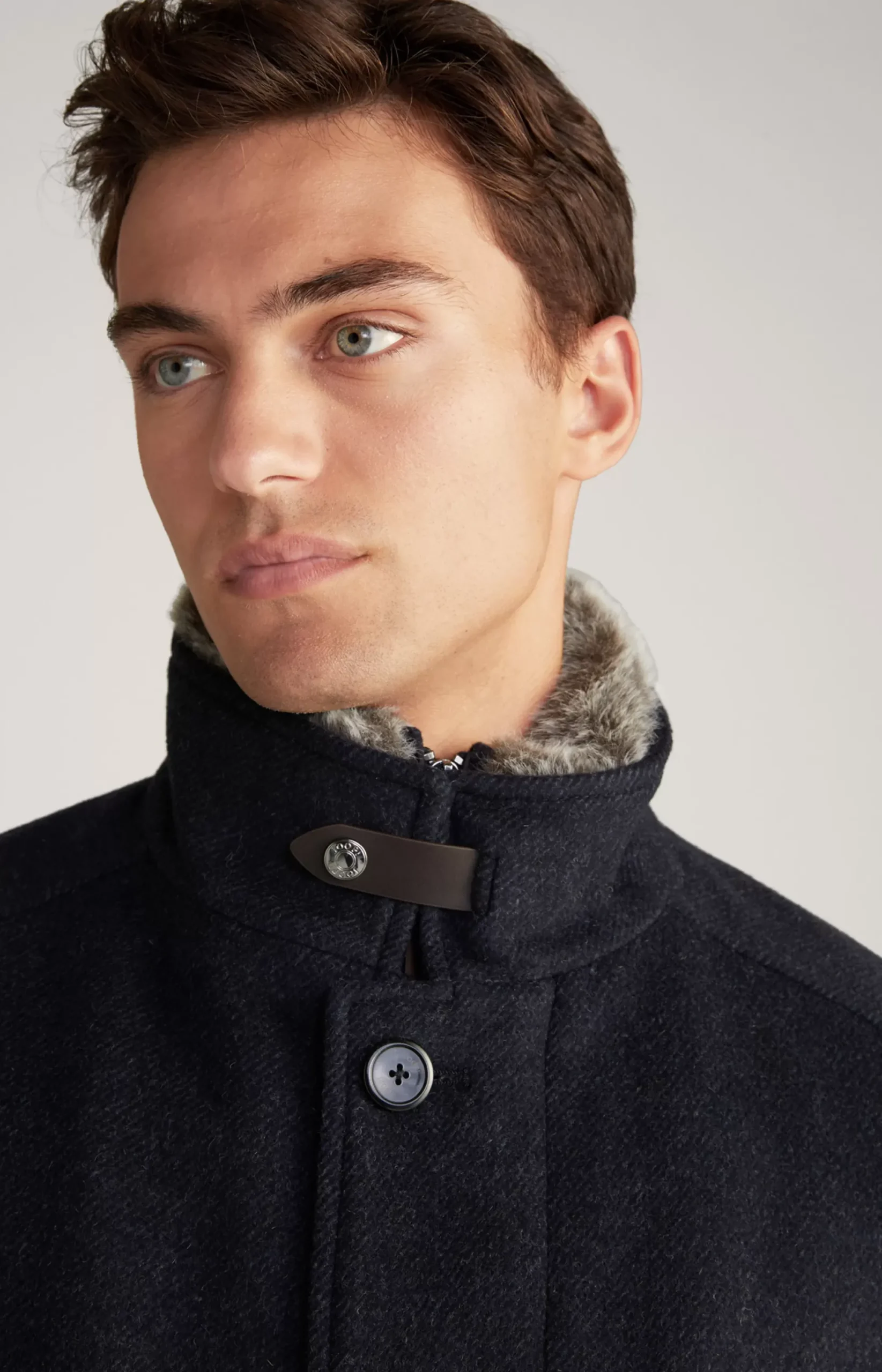 Online JOOP! Gary Coat in Mottled navy