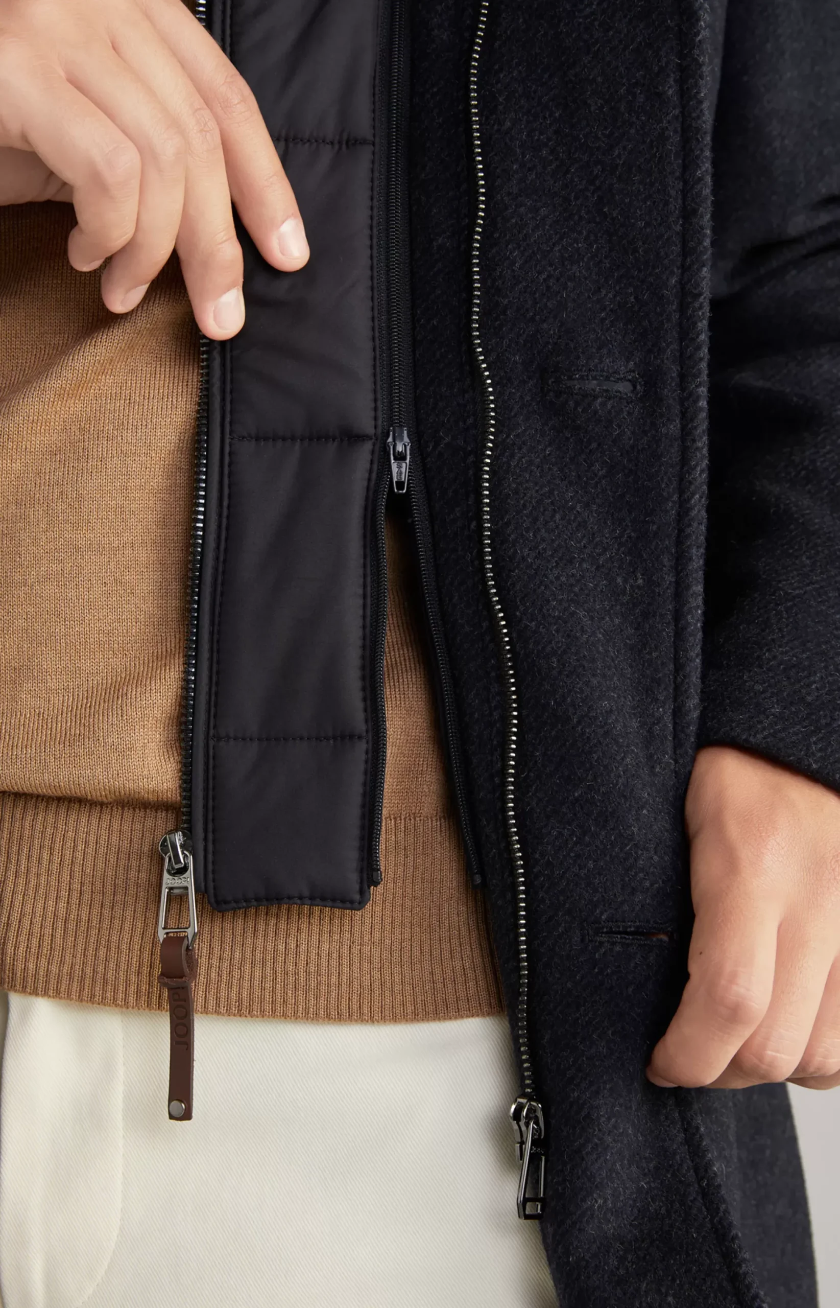 Online JOOP! Gary Coat in Mottled navy