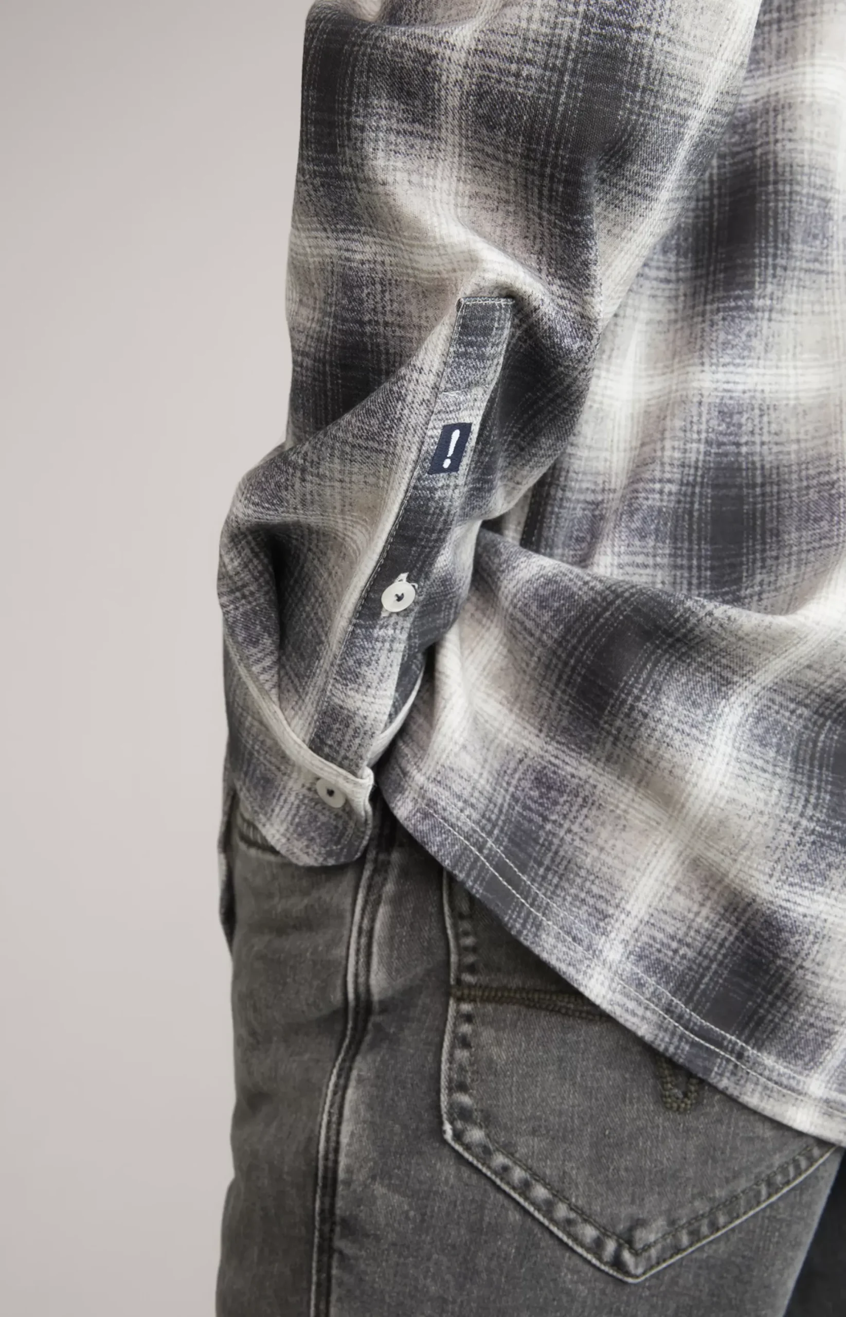 Sale JOOP! Hanson Cotton Shirt in Grey, patterned grey patterned