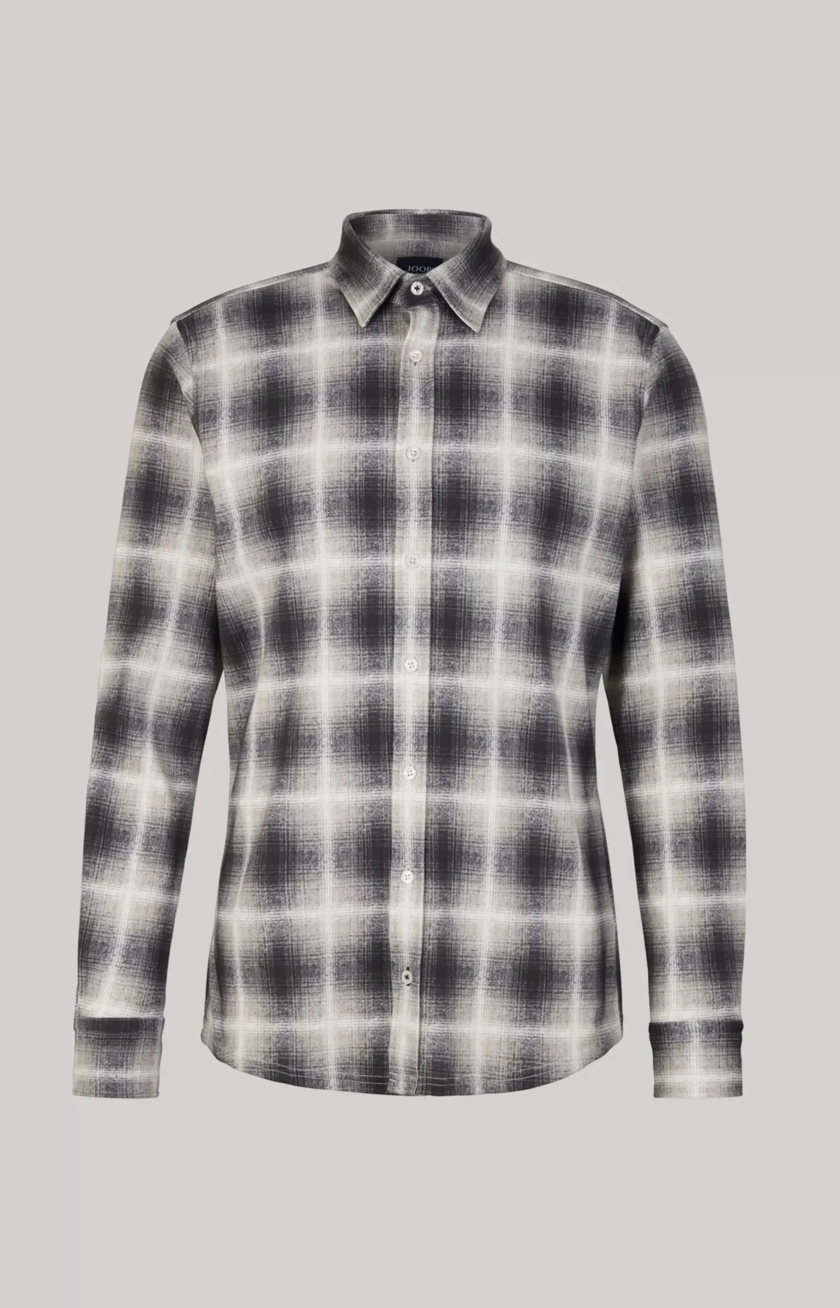 Sale JOOP! Hanson Cotton Shirt in Grey, patterned grey patterned