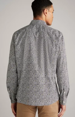 Discount JOOP! Hanson Cotton Shirt in navy/white