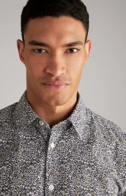 Discount JOOP! Hanson Cotton Shirt in navy/white