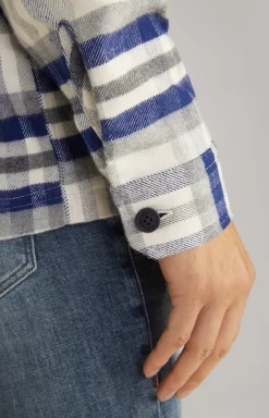 Outlet JOOP! Harvi Flannel Shirt in Red/Beige Check navy