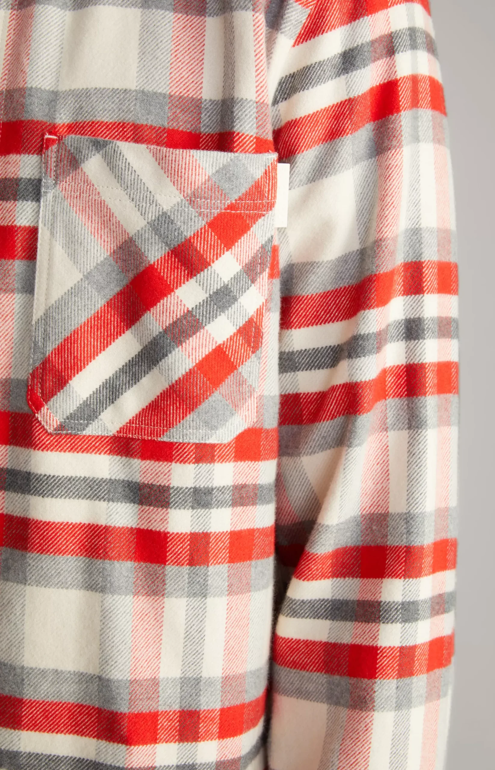 New JOOP! Harvi Flannel Shirt in Red/Beige Check checked red/beige