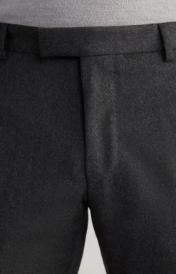 New JOOP! Haspar-Bloom Flannel Suit in Grey Melange dark grey melange