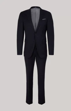 New JOOP! Haspar-Bloom Flannel Suit in dark blue