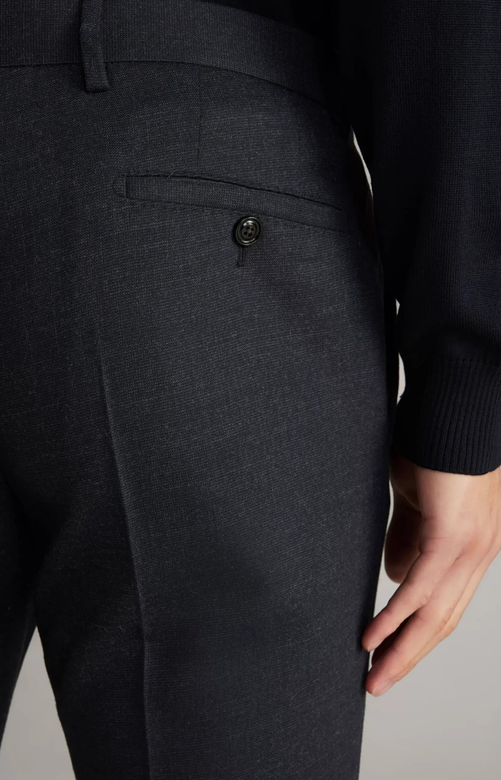 Hot JOOP! Haspar-Bloom Suit in Dark Blue mélange dark blue melange