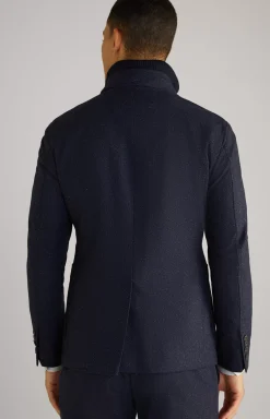 Hot JOOP! Hectar Jacket in Dark Blue Marl dark blue melange