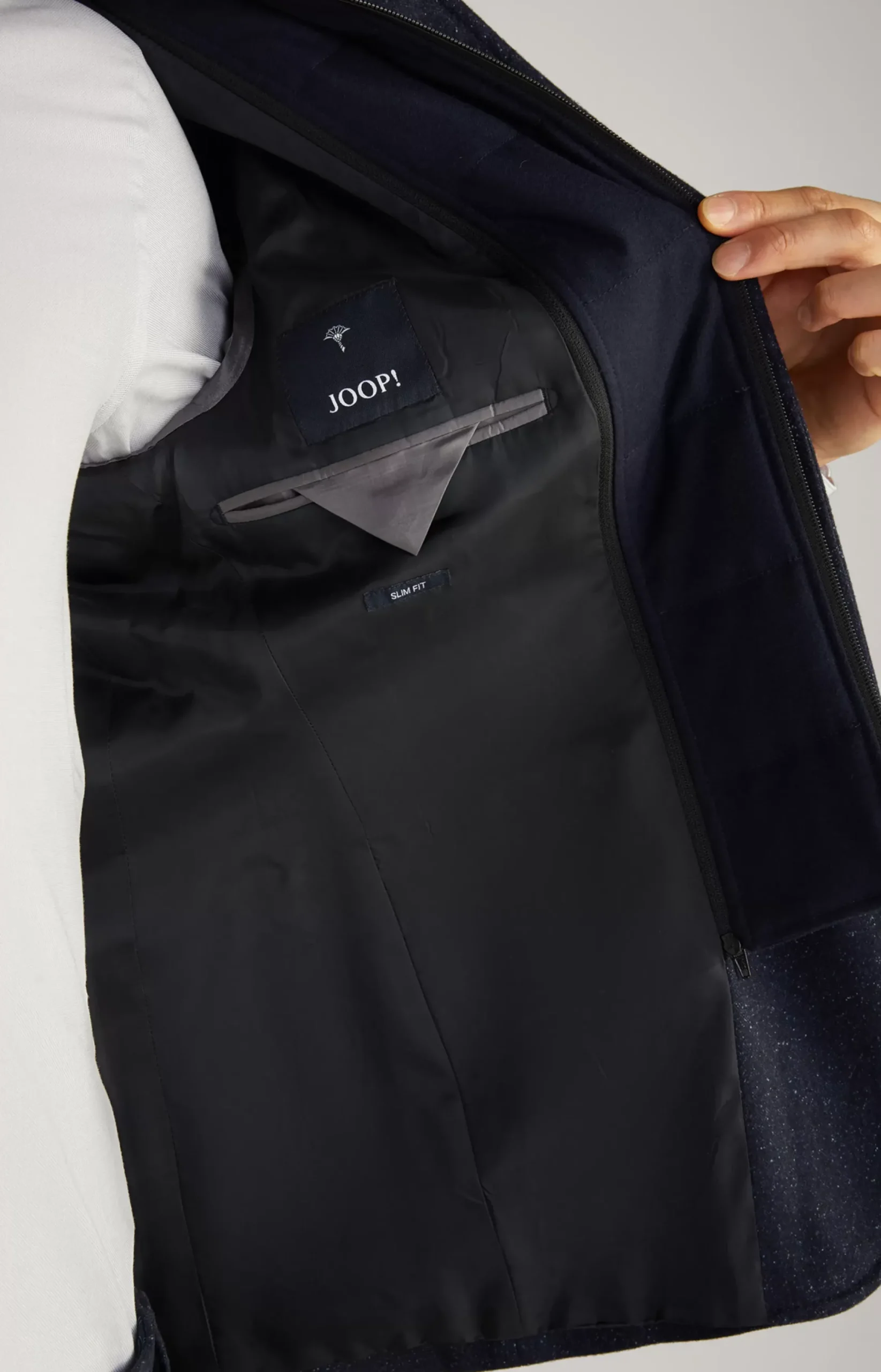Hot JOOP! Hectar Jacket in Dark Blue Marl dark blue melange