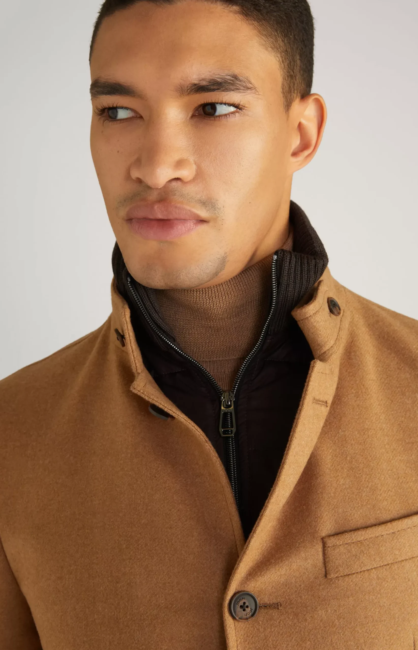 JOOP! Hectar Wool Mix Jacket in brown