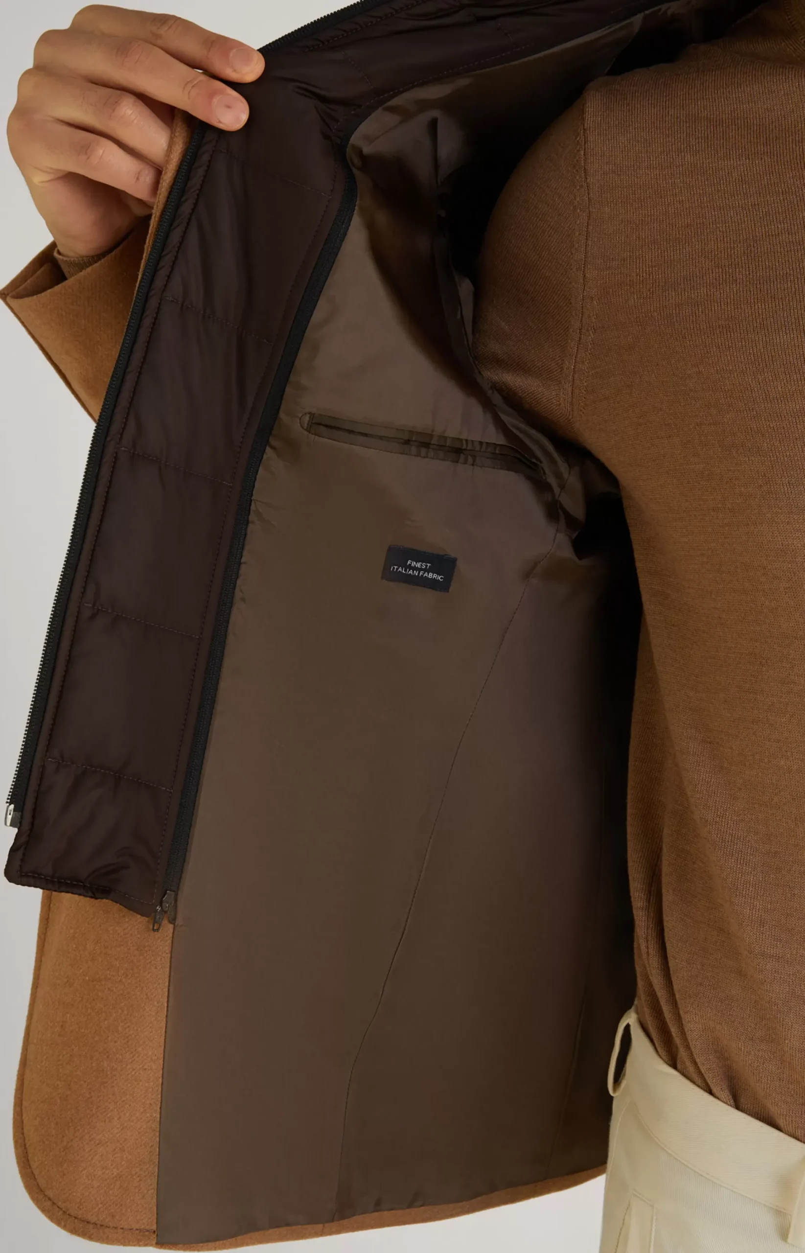 JOOP! Hectar Wool Mix Jacket in brown