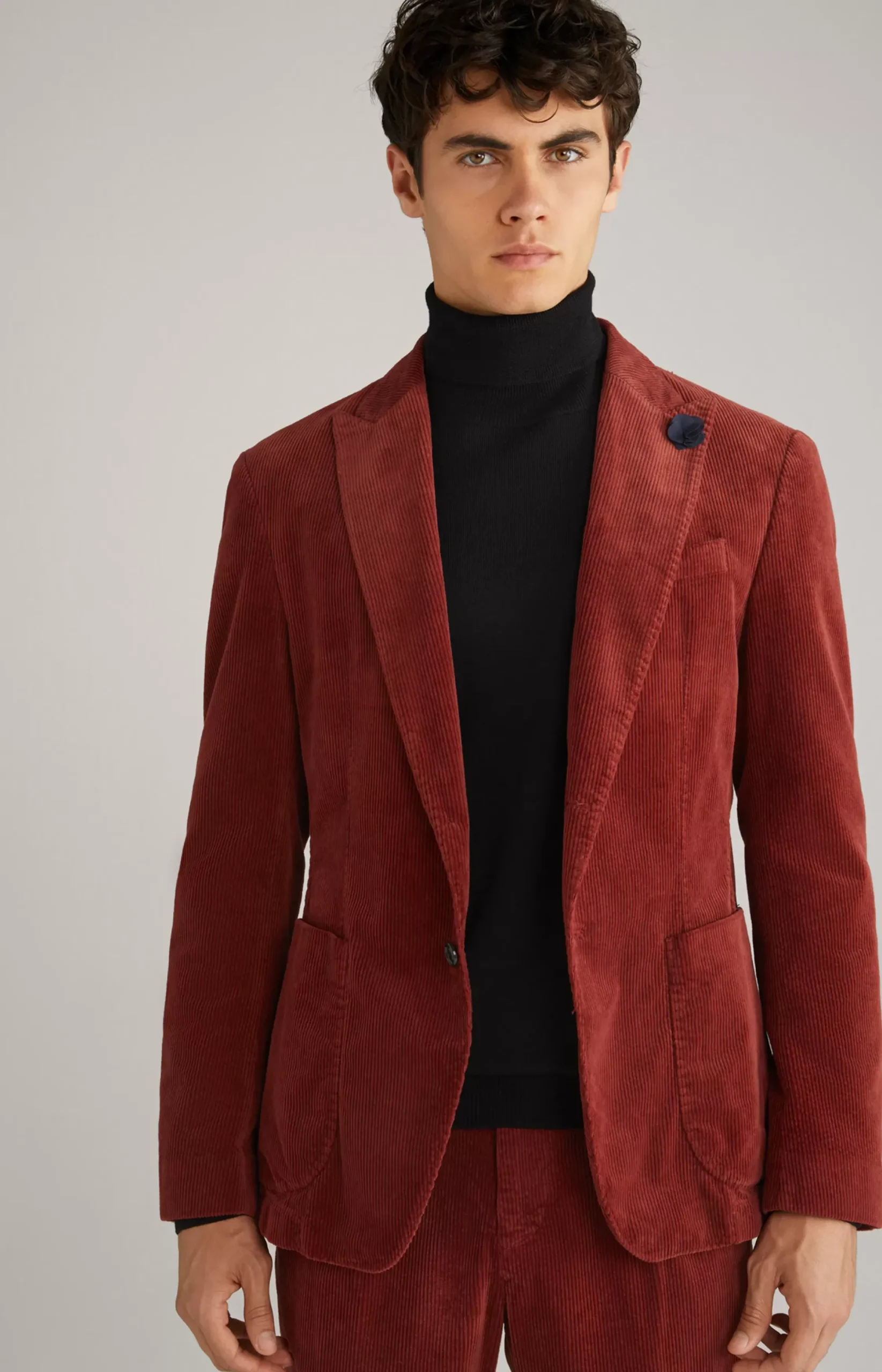 JOOP! Hedvin Corduroy Jacket in Rust rust red