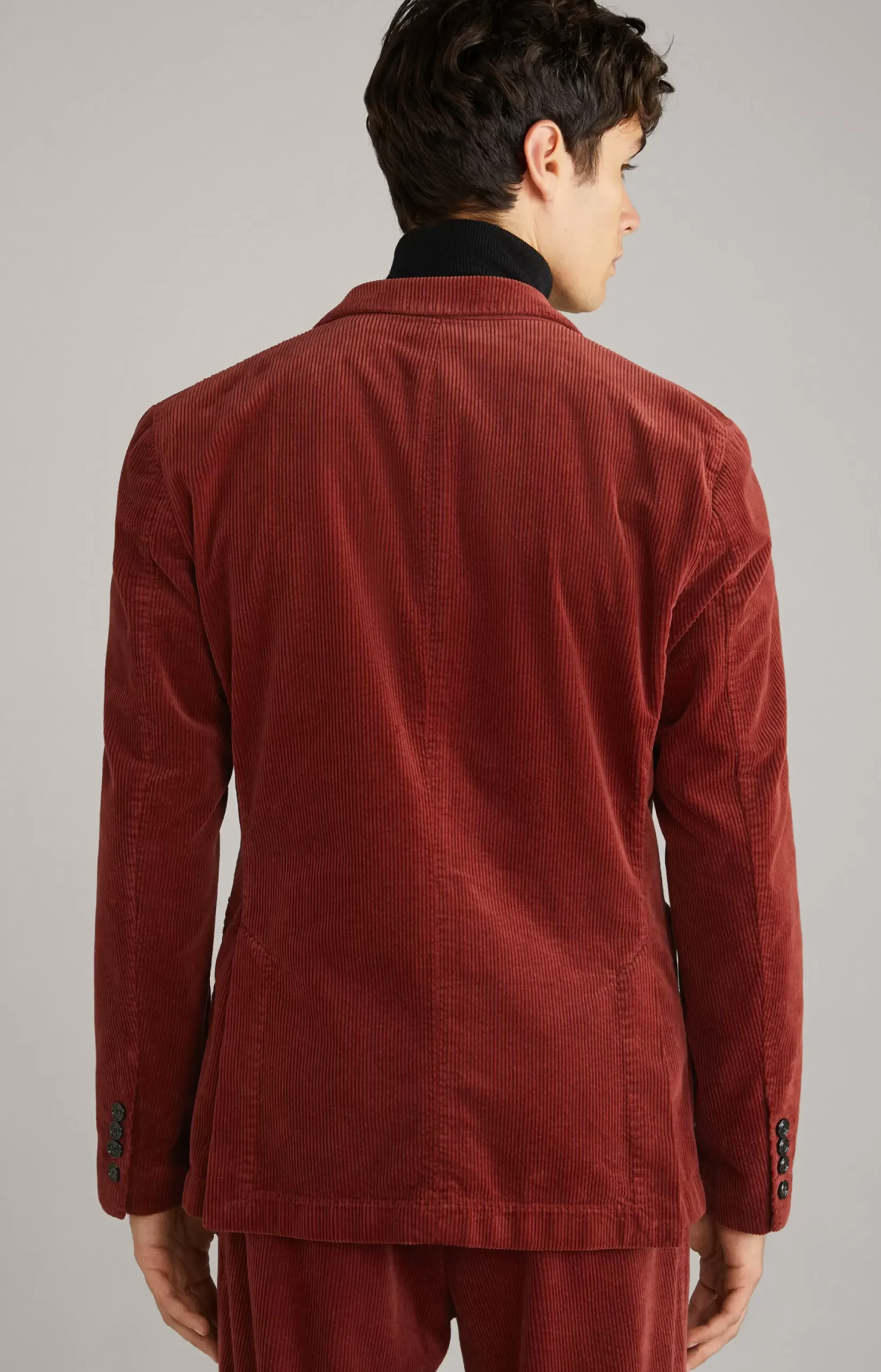 JOOP! Hedvin Corduroy Jacket in Rust rust red