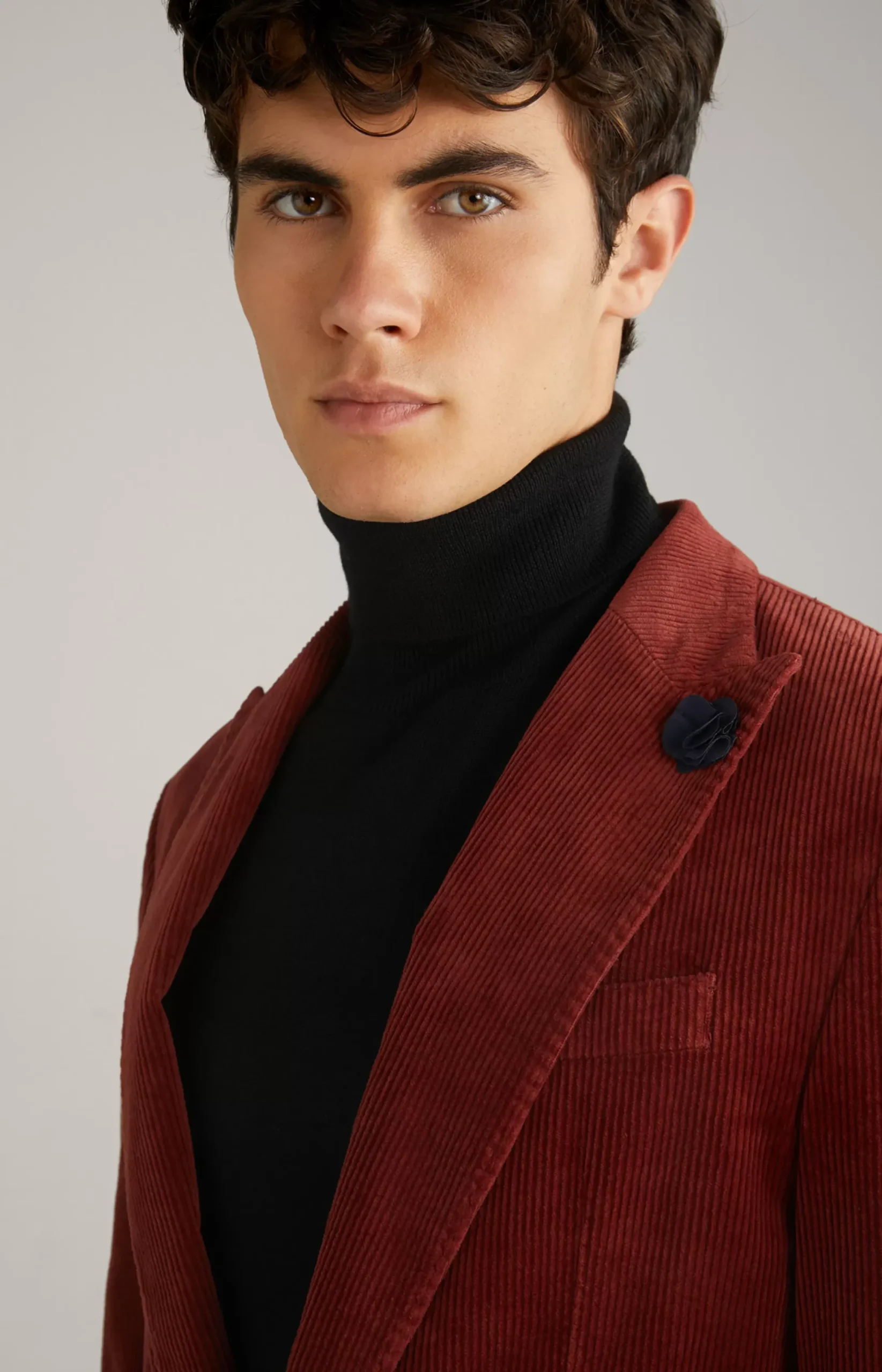 JOOP! Hedvin Corduroy Jacket in Rust rust red