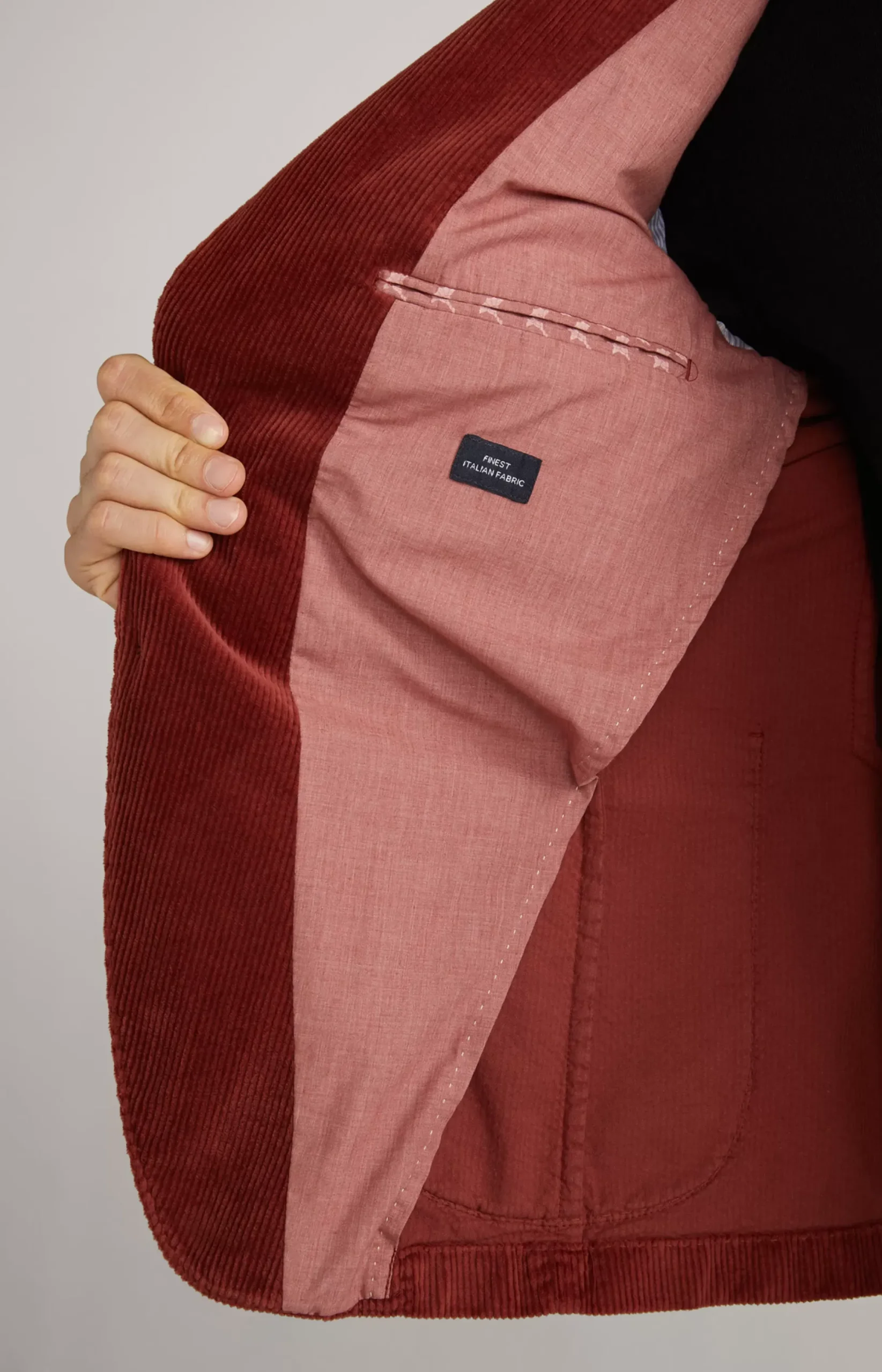 JOOP! Hedvin Corduroy Jacket in Rust rust red