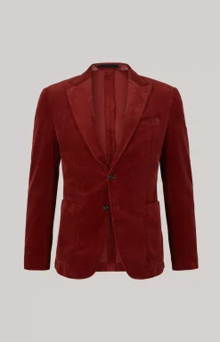 JOOP! Hedvin Corduroy Jacket in Rust rust red