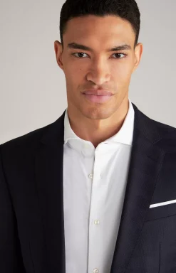 Outlet JOOP! Herby Blayr Virgin Wool Suit in Dark Blue Check dark blue checked