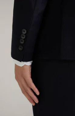 Outlet JOOP! Herby Blayr Virgin Wool Suit in Dark Blue Check dark blue checked