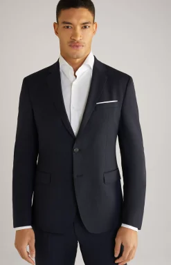 JOOP! Herby Modular Jacket in Navy Marl dark blue