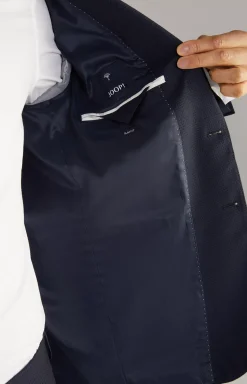 Best JOOP! Herby Virgin Wool Modular Jacket in Textured navy