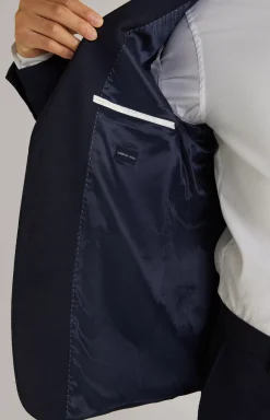 Best JOOP! Herby Virgin Wool Modular Jacket in Textured navy