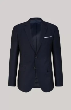 Best JOOP! Herby Virgin Wool Modular Jacket in Textured navy