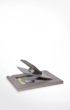 Clearance JOOP! Homeline picture frame (for photos 10 x 15 cm), grey-rosé herringbone medium grey 2