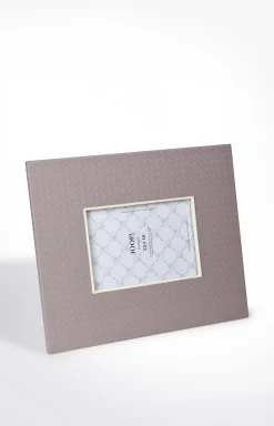 Hot JOOP! Homeline picture frame (for 13 x 18 cm photos), grey-rosé herringbone medium grey 2
