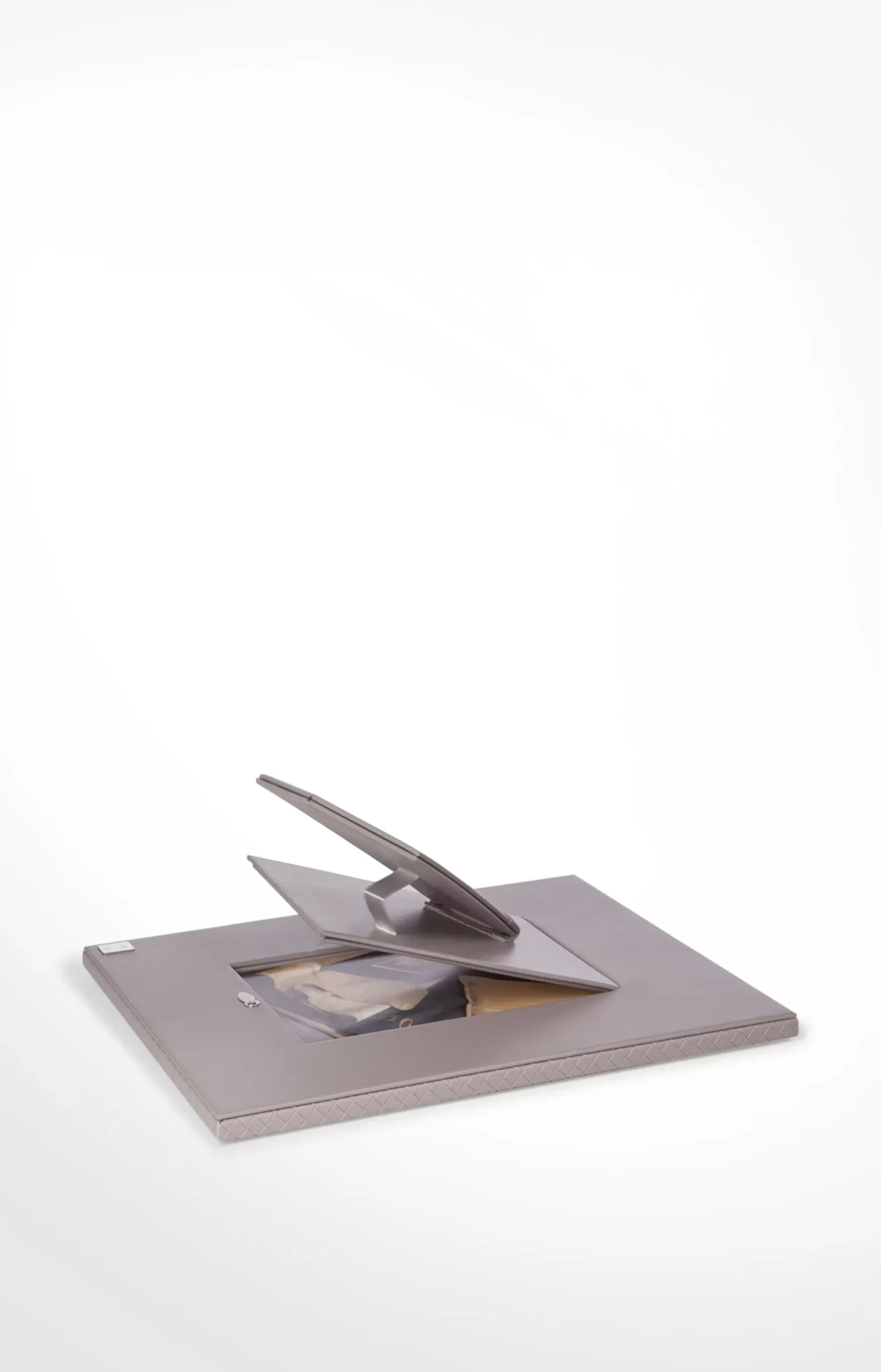 Hot JOOP! Homeline picture frame (for 13 x 18 cm photos), grey-rosé herringbone medium grey 2