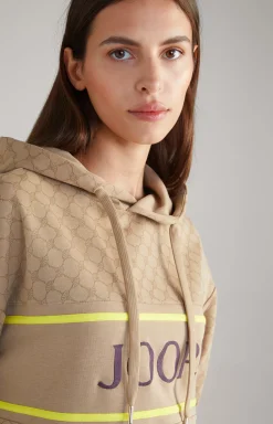 Online JOOP! Hoodie in Beige, patterned beige patterned