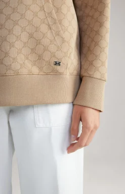 Online JOOP! Hoodie in Beige, patterned beige patterned