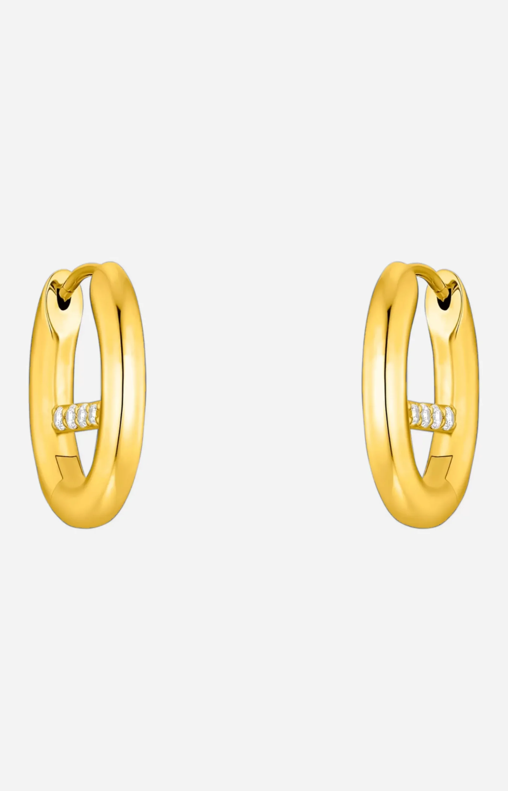 New JOOP! Hoop Earrings in gold