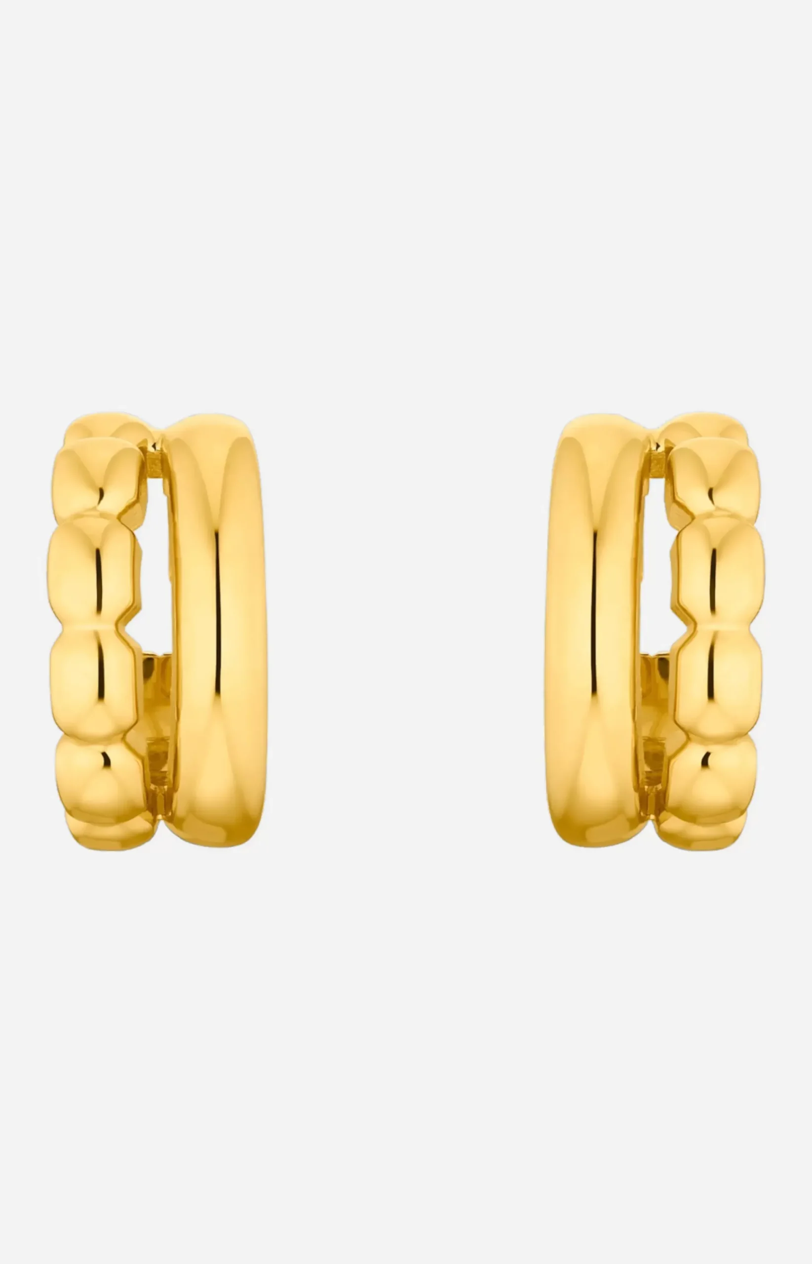 New JOOP! Hoop Earrings in gold
